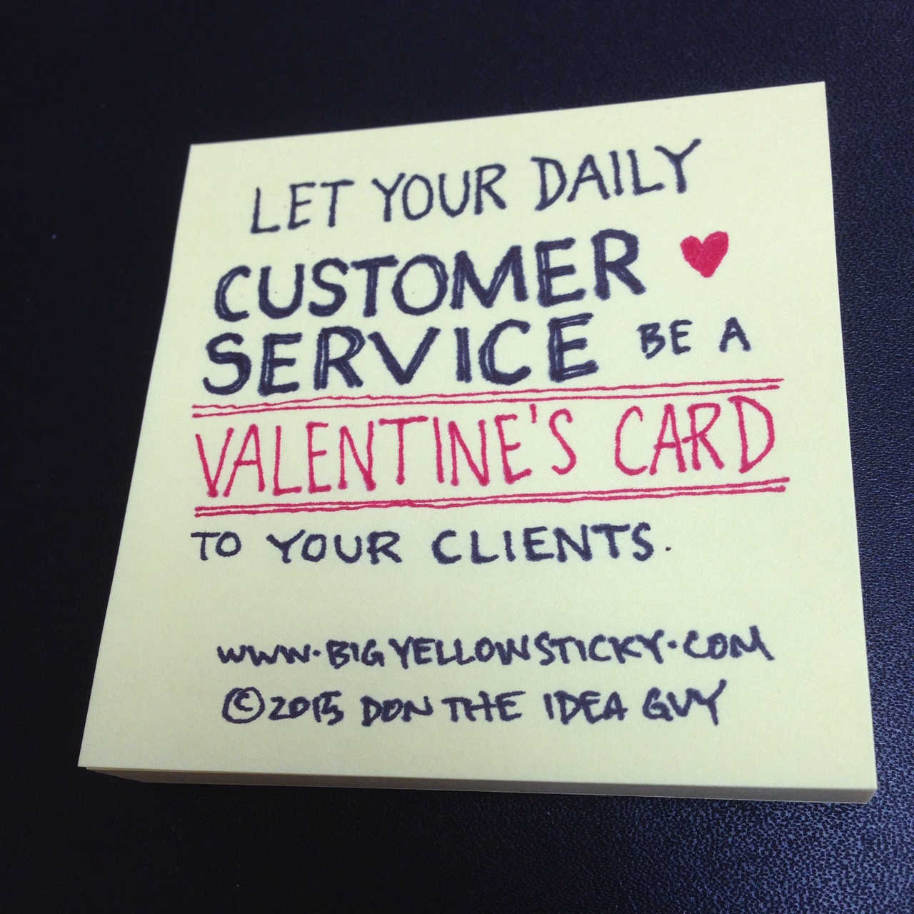 Customer Service Valentine