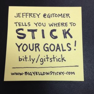 Where You Can Stick Your Goals