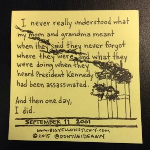 And then one day, I did.